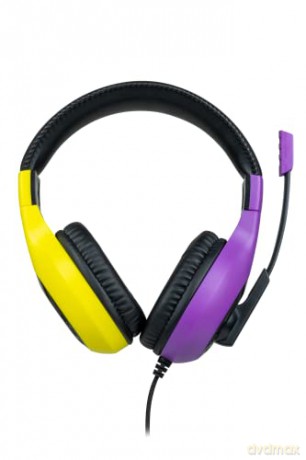 BigBen Wired Stereo Headset (Switch) - różowy/żółty