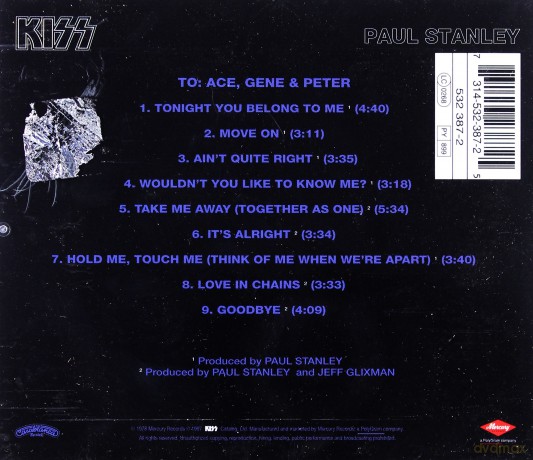 Kiss: Paul Stanley (Wersja Zremasterowana) [CD]