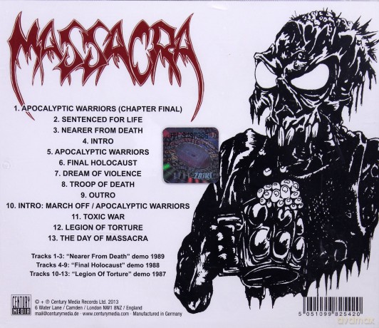 Massacra: Day Of The Massacra [CD]