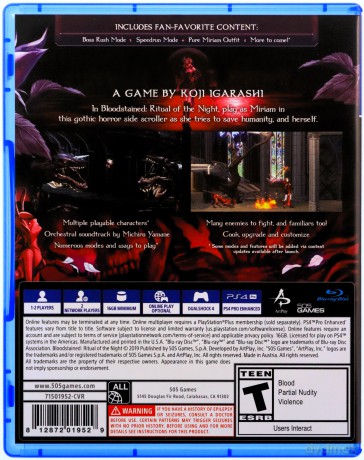 Bloodstained: Ritual of the Night [GRA PS4]