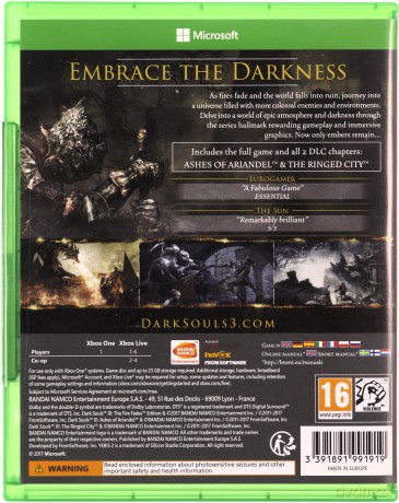 Dark Souls III (3): The Fire Fades [GRA XBOX ONE]