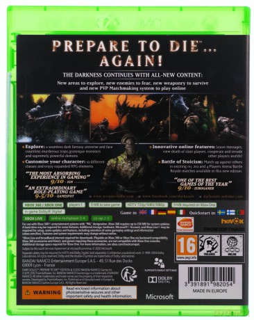 Dark Souls: Prepare to Die Edition (XONE/X360) [GRA XBOX360]