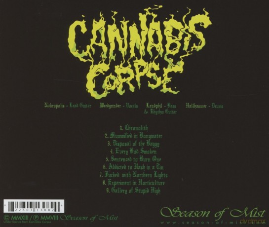 Cannabis Corpse: Tube Of The Resinated [CD]