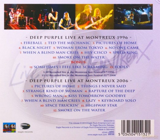 Deep Purple: Live At Montreux 1996 2006 [2CD]