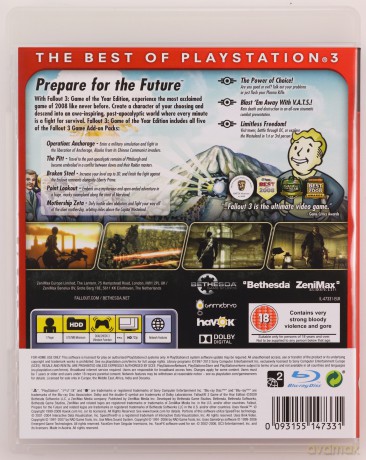 Fallout 3 - Game of the Year Edition (Essentials) [GRA PS3]