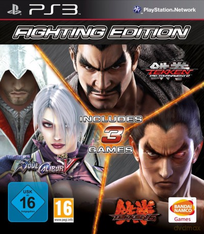 Fighting Edition: Tekken 6 + Tekken Tag Tournament 2 + Soul Calibur V (5) [GRA PS3]