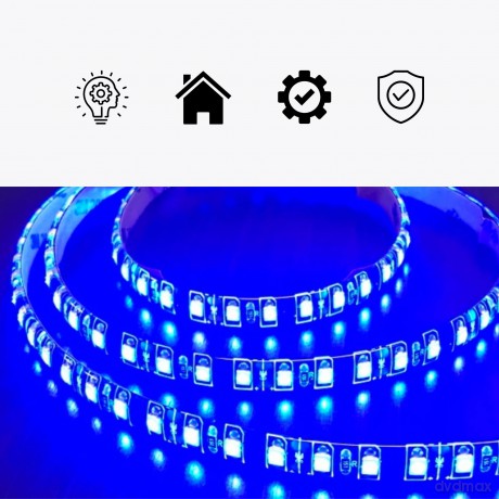 Floating Grip Led Wire Light with USB Blue