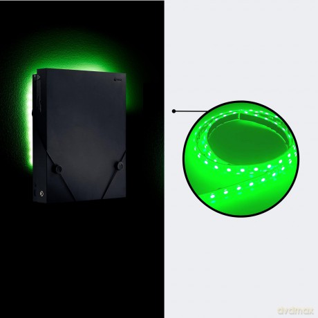 Floating Grip Led Wire Light with USB Green