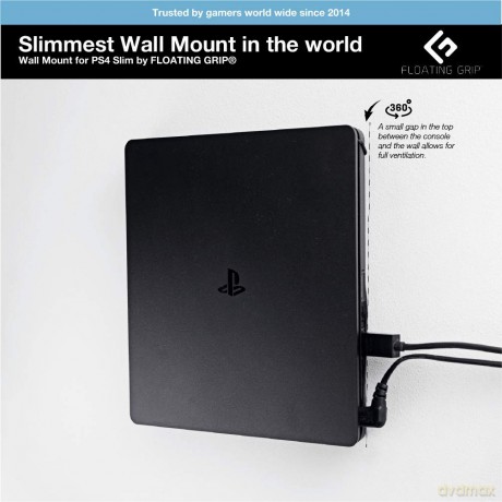 Uchwyt ścienny FLOATING GRIP do PS4 Slim E11665