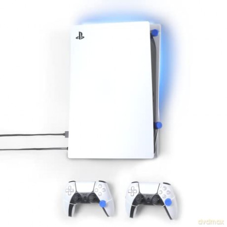 Floating Grip Playstation 5 Wall Mounts by Floating Grip - White Bundle
