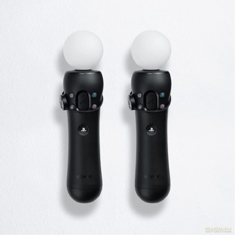 Floating Grip Playstation Move Controller Wall Mounts (Black)