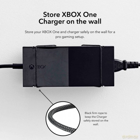 Floating Grip Xbox One and Controller Wall Mounts - Bundle (Black)
