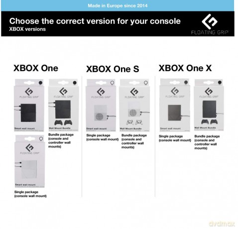 Floating Grip Xbox One Wall Mount (Black)