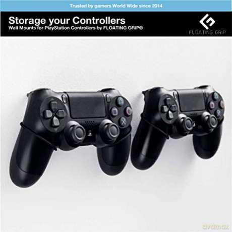 Floating Grips Playstation Controller Wall Mount