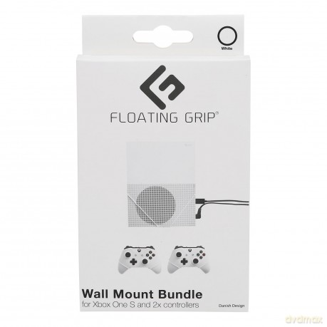 Floating Grips Xbox One S and Controller Wall Mounts - Bundle (White)