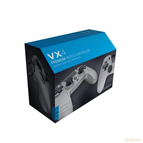 Gioteck Playstation 4 VX-4 Wired Controller (Silver)
