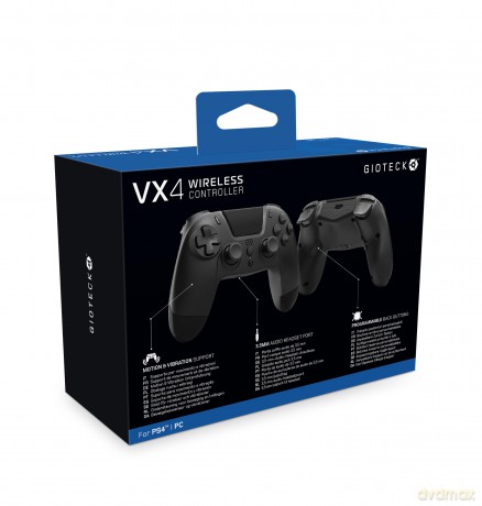 Gioteck VX-4 Wireless Premium BT Controller (Black)