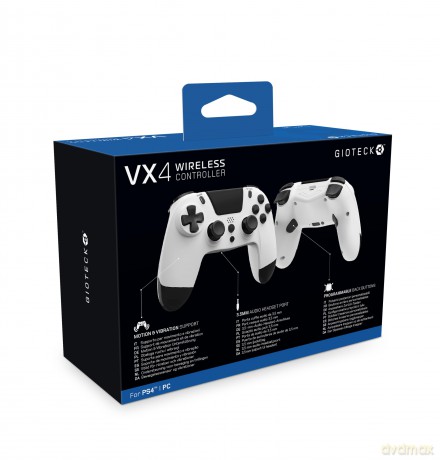 Gioteck VX-4 Wireless Premium BT Controller (White)