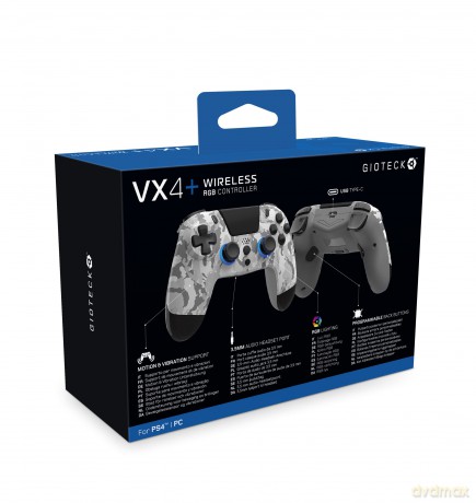 GIOTECK WX4+ Wireless RGB Controller