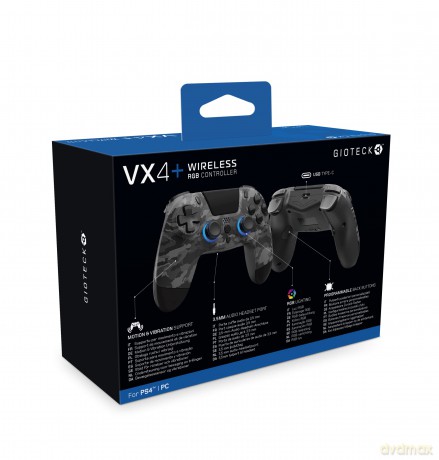 GIOTECK WX4+ Wireless RGB Controller
