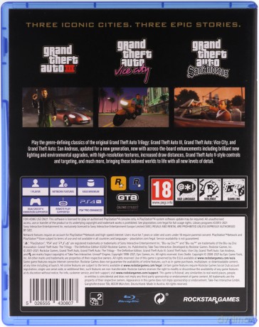 Grand Theft Auto The Trilogy - The Definitive Edition [GRA PS4]