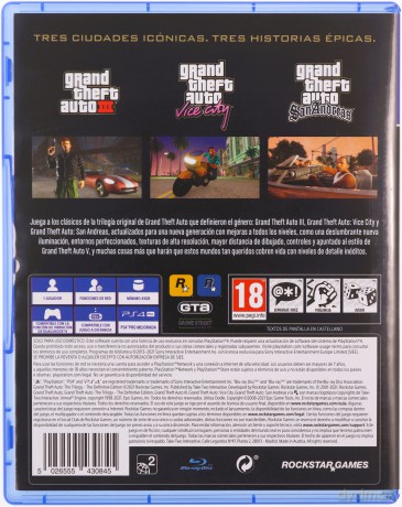 Grand Theft Auto The Trilogy - The Definitive Edition (SPA/Multi in Game) [GRA PS4]
