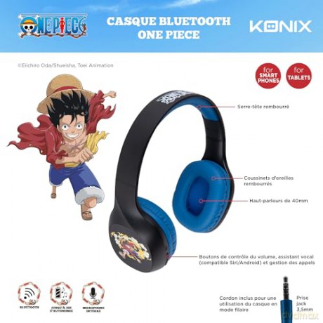 Konix Casque Bluetooth Headset - One Piece