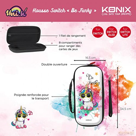 Etui do Nintendo KONIX Unik Be Funky
