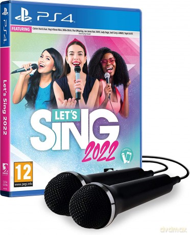 Let's Sing 2022 + 2 MIC. (FR/Multi in Game) [GRA PS4]