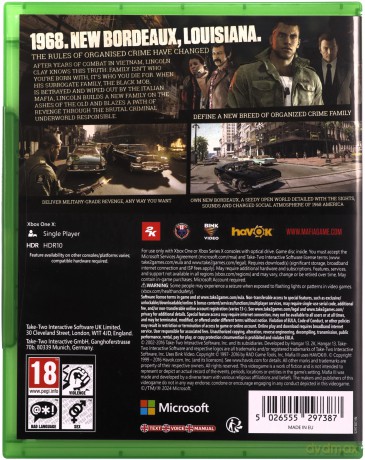 Mafia III (3) [GRA XBOX ONE]