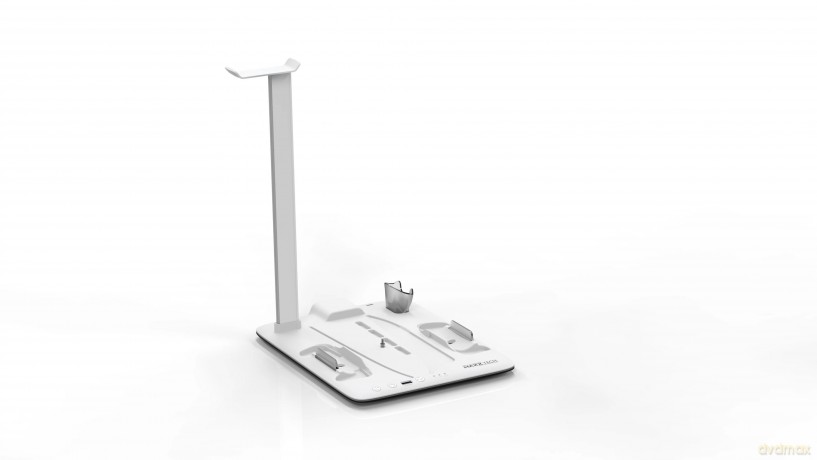 Maxx Tech PS5 Slim DLX LED Multi-Function Charging Stand