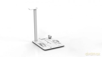 Maxx Tech PS5 Slim DLX LED Multi-Function Charging Stand