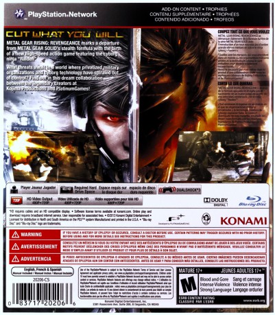 Metal Gear Rising: Revengeance [GRA PS3]