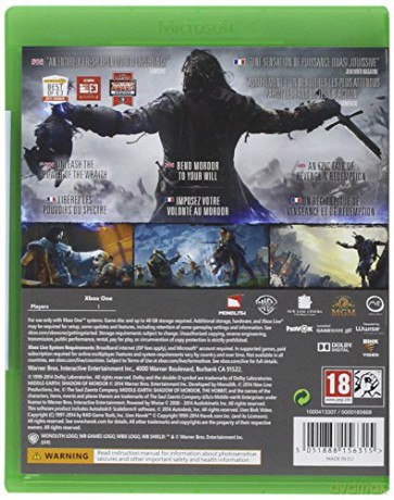 Middle-earth: Shadow of Mordor [GRA XBOX ONE]