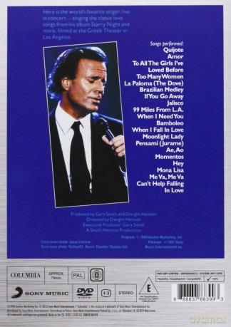 Julio Iglesias: Starry Night [DVD]
