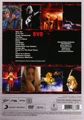 Shakira: Live & Off The Record [DVD]