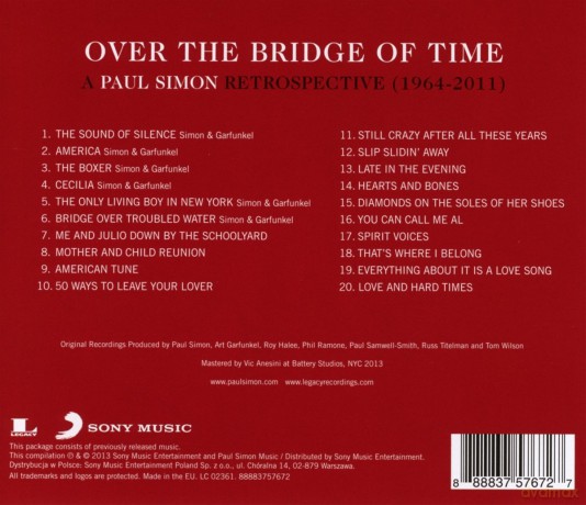 Paul Simon: Over The Bridge Of Time: A Paul Simon Retrospective (1964-2011) [CD]