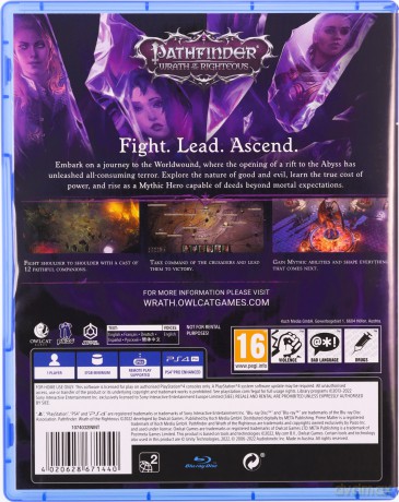 Pathfinder: Wrath of the Righteous (Limited Edition) [GRA PS4]