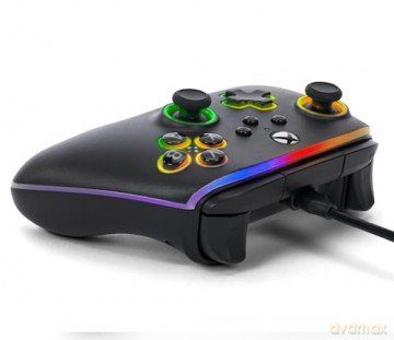PowerA Advantage Wired Controller - Xbox Series X/S - m/ Lumectra - Black