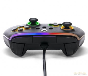 PowerA Advantage Wired Controller - Xbox Series X/S - m/ Lumectra - Black