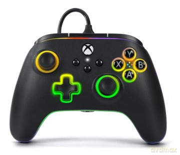 PowerA Advantage Wired Controller - Xbox Series X/S - m/ Lumectra - Black