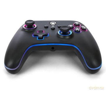 PowerA Advantage Wired Controller - Xbox Series X/S - m/ Lumectra + RGB LED Strip - Black