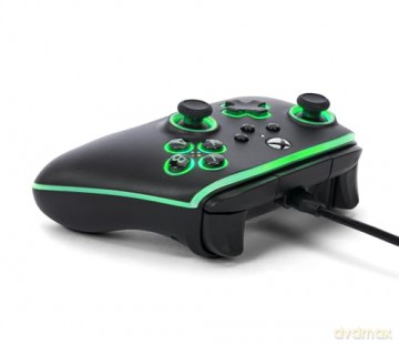 PowerA Advantage Wired Controller - Xbox Series X/S - m/ Lumectra + RGB LED Strip - Black