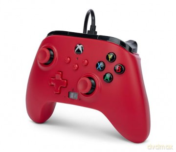 PowerA Enhanced Wired Controller - Xbox Series X/S - Artisan Red