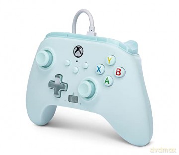 PowerA Enhanced Wired Controller - Xbox Series X/S - Cotton Candy Blue