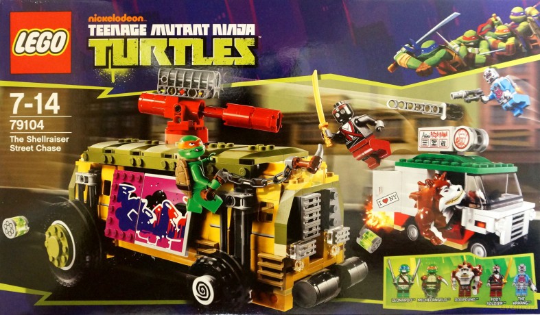 LEGO 79104 Wojownicze Żółwie Ninja - Pościg uliczny [KLOCKI]