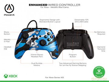 PowerA Pad przewodowy Xbox Series X|S|One Metallic