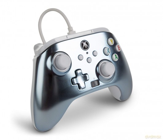 Pad przewodowy do konsoli Microsoft Xbox One USB srebrny