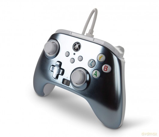 Pad przewodowy do konsoli Microsoft Xbox One USB srebrny
