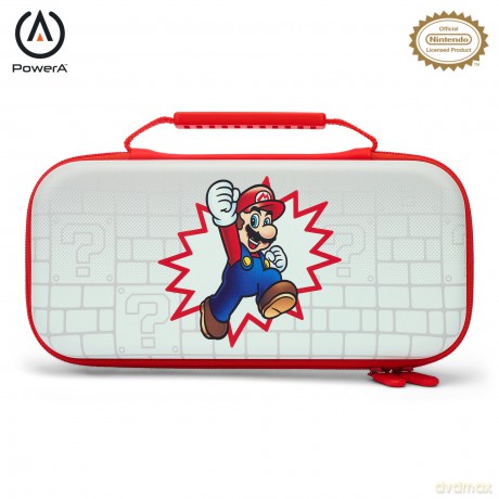 PowerA Protection Case for Nintendo Switch - OLED Model, Nintendo Switch or Nintendo Switch Lite - Brick Breaker Mario Switch